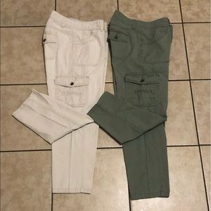 Tommy Hilfiger crop cargo pant bundle 2